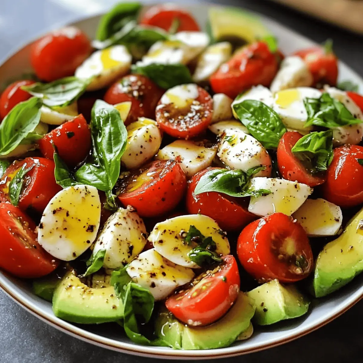 Avocado Caprese Salad Recipe