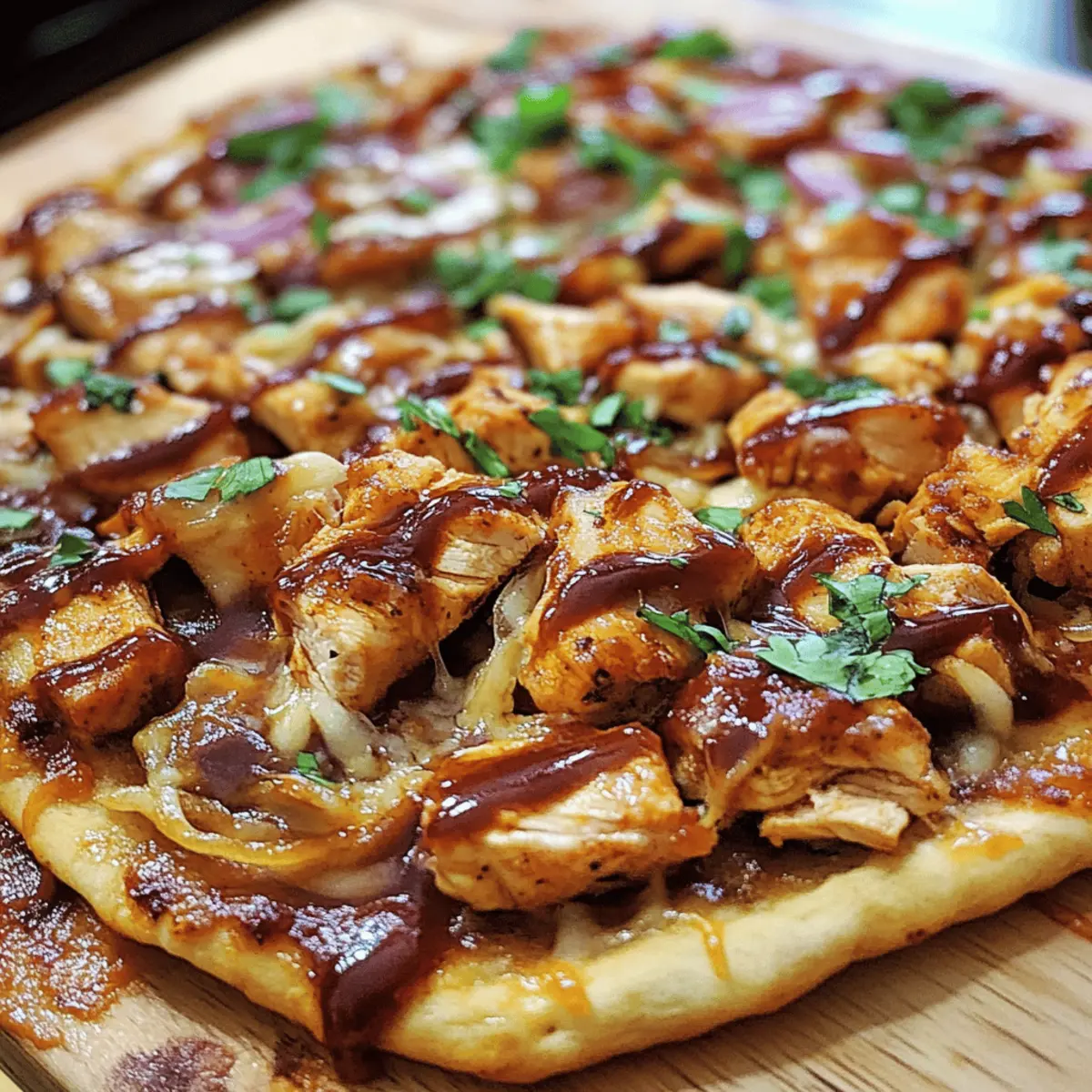 BBQ Chicken Flatbread Recipe