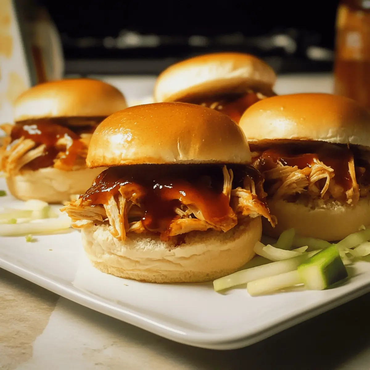 BBQ Chicken Sliders Easy