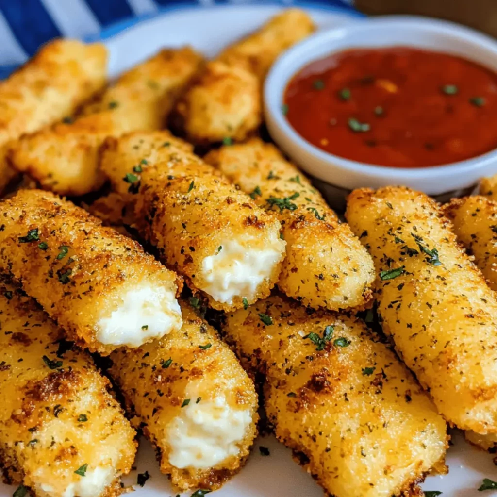 Baked Mozzarella Sticks Recipe