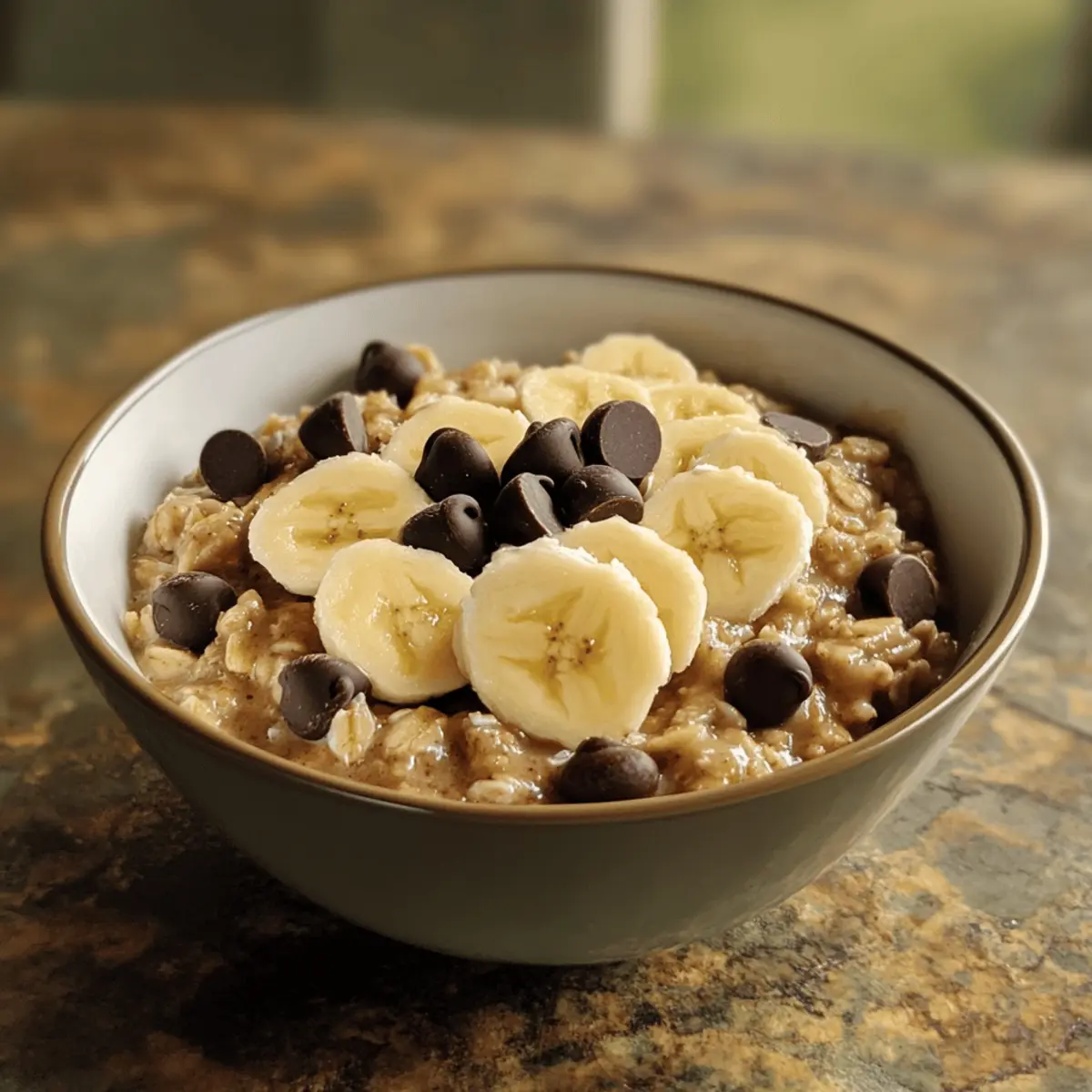 Banana Chocolate Chip Oatmeal