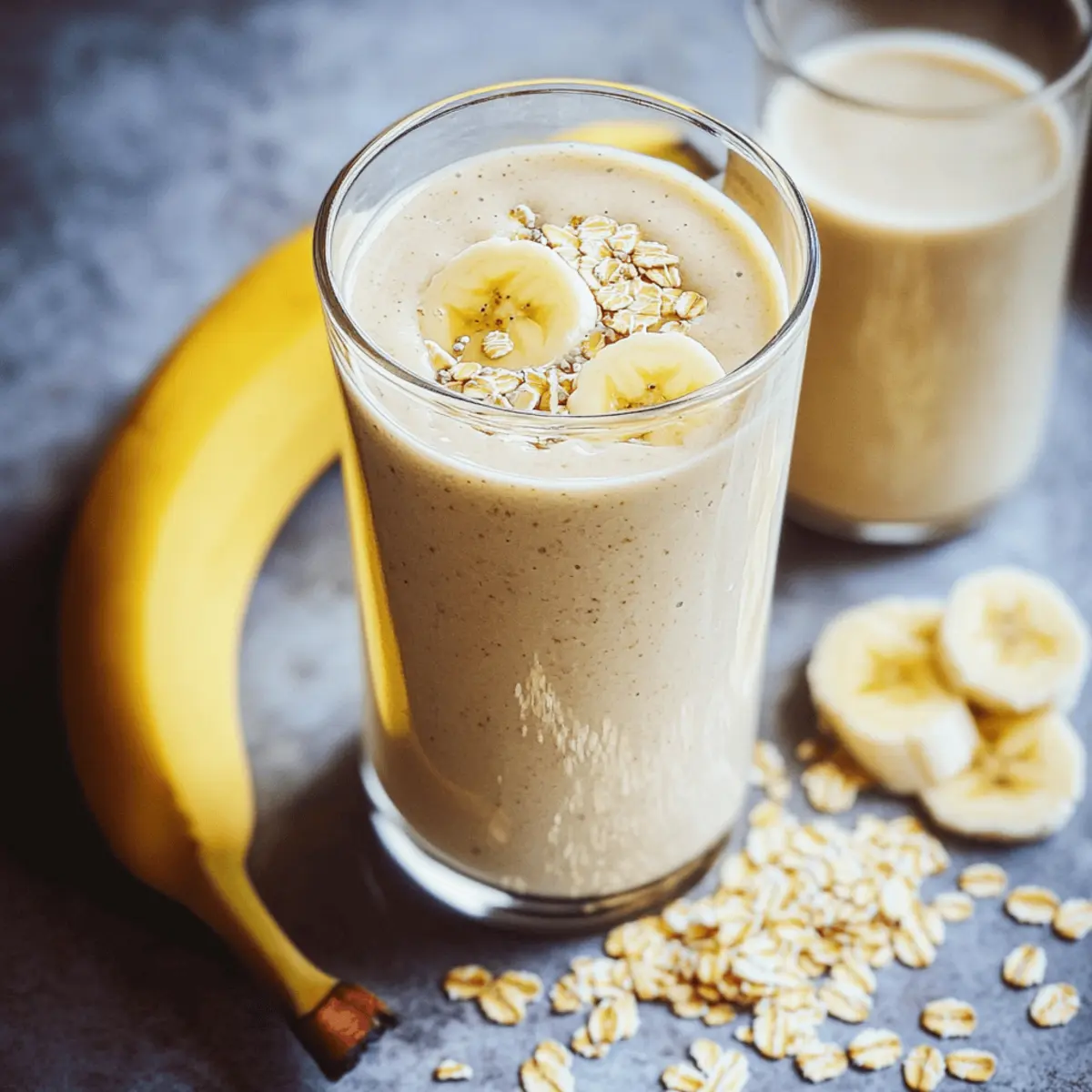 Banana Oat Smoothie Recipe