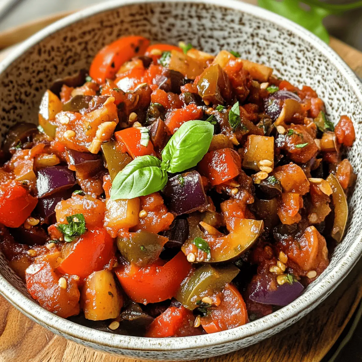 Caponata Vegetarian Style Recipe