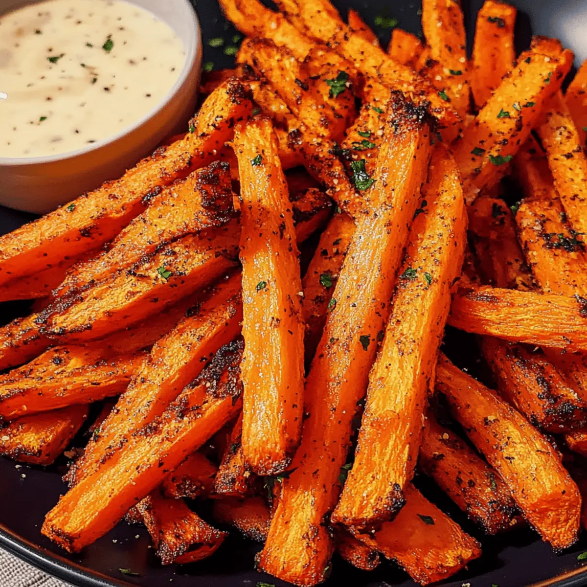 Crispy Baked Carrot Fries