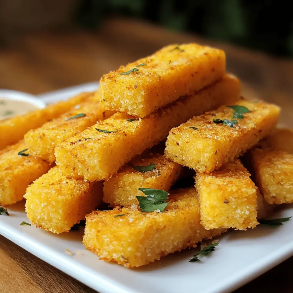 Crispy Baked Polenta Fries