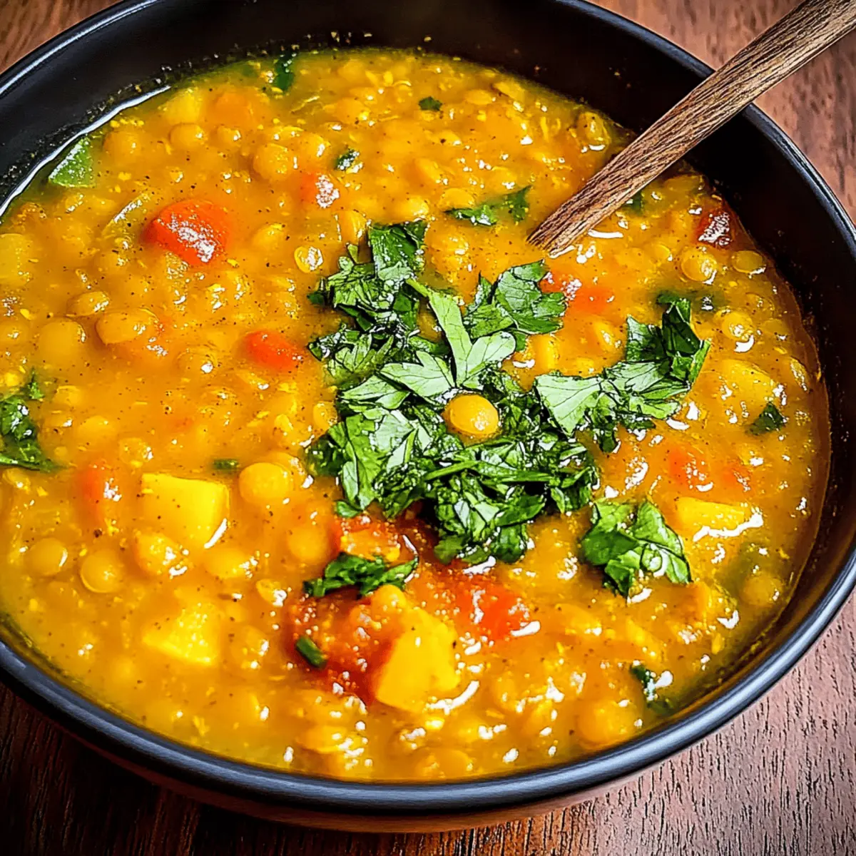 Easy Turmeric Lentil Soup