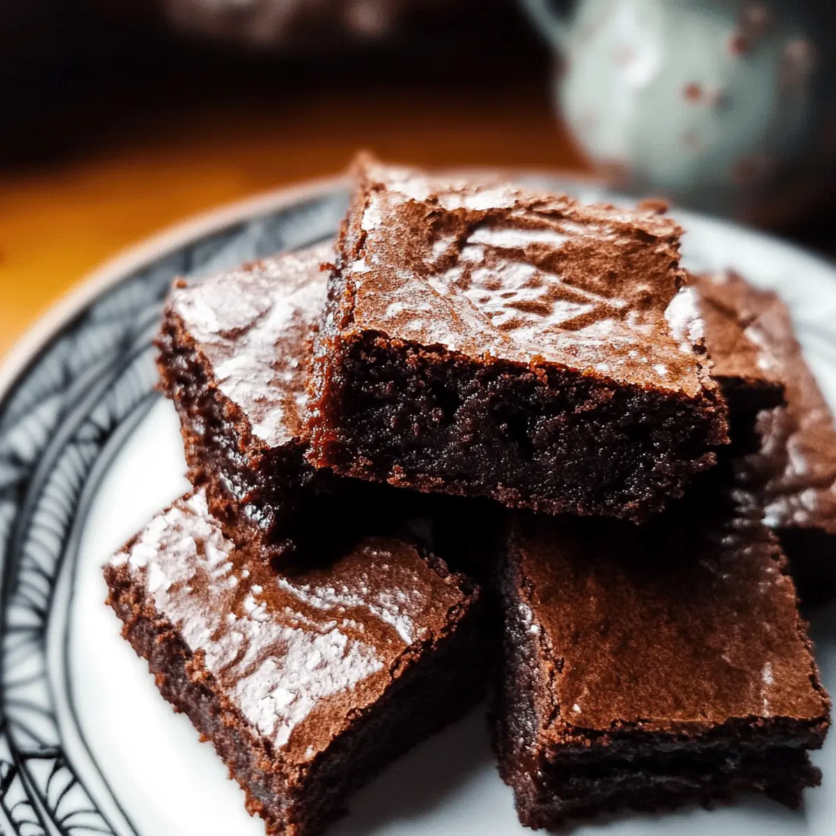 Fudgy Brownie Squares Dessert