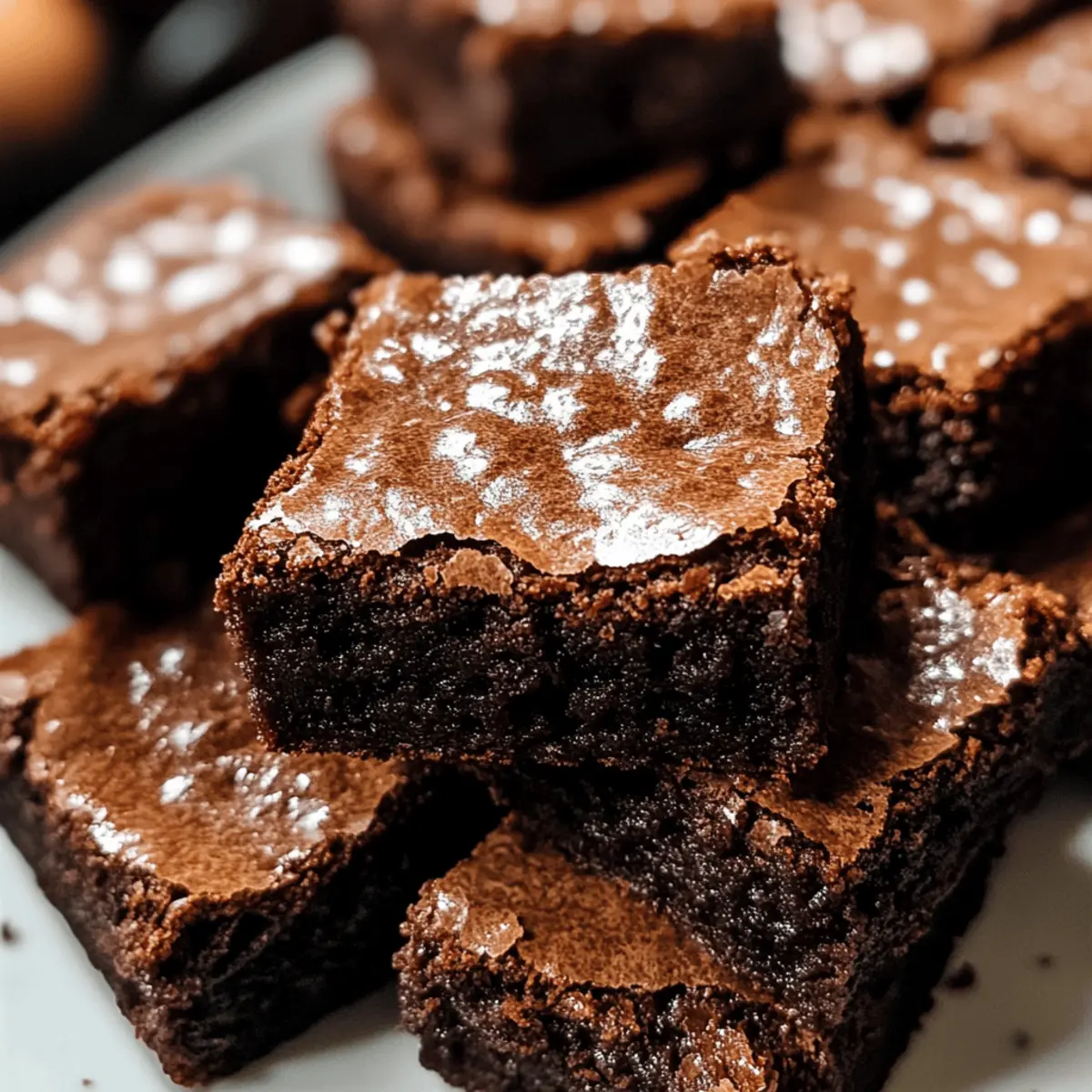 Fudgy Brownie Squares Dessert