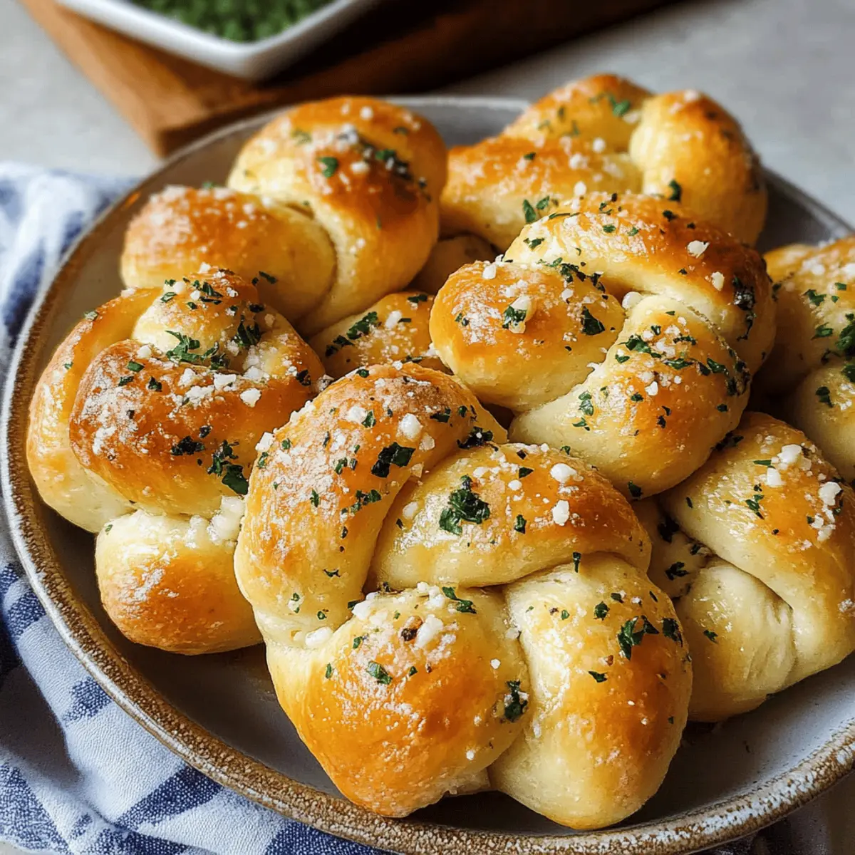 Garlic Butter Knots Recipe