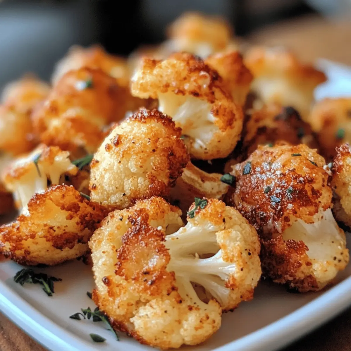 Garlic Parmesan Cauliflower Wings
