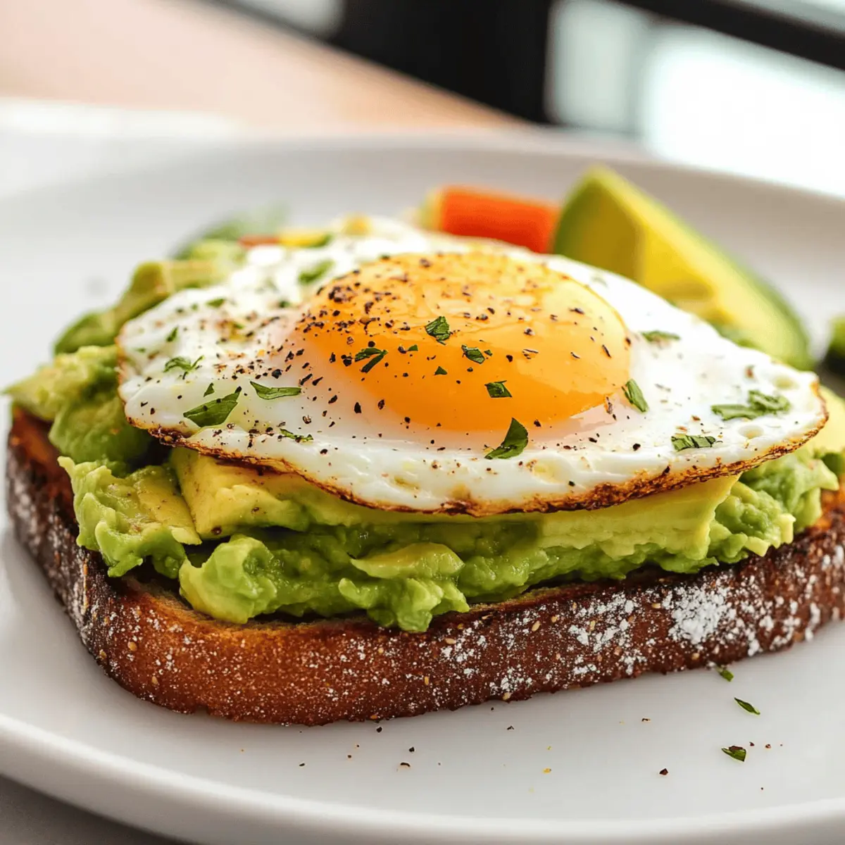 Healthy Avocado Toast with Egg