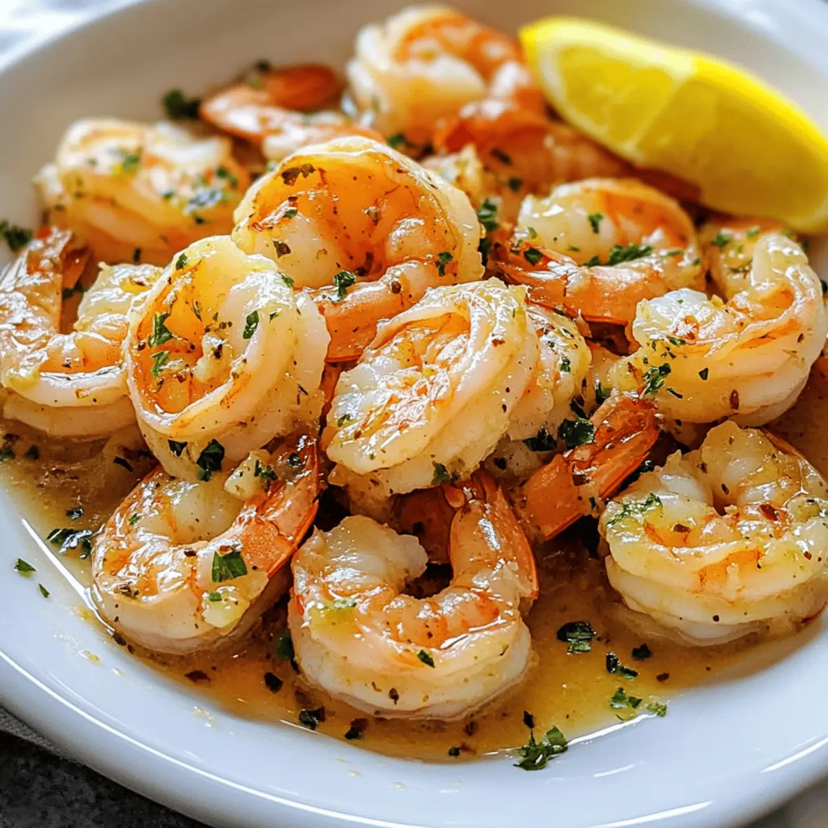 Lemon Butter Garlic Shrimp