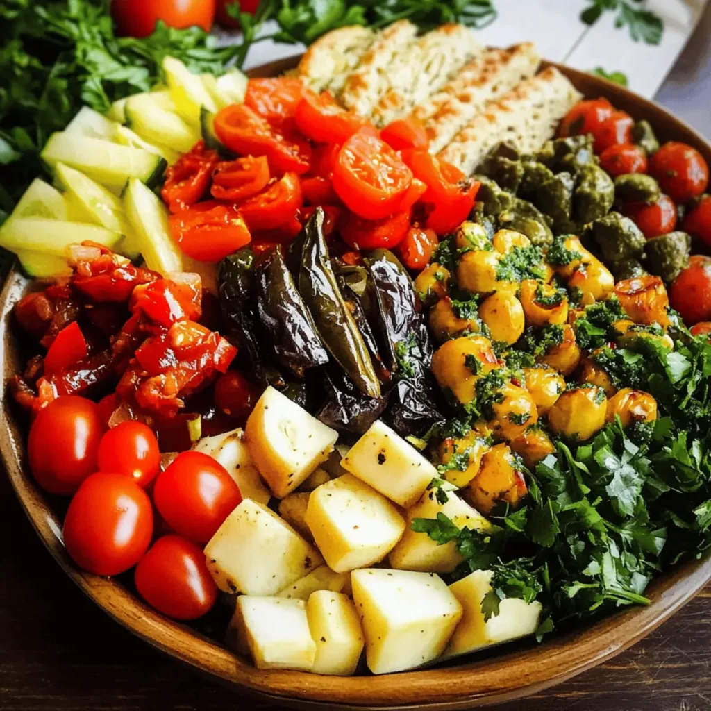 Mediterranean Veggie Platter