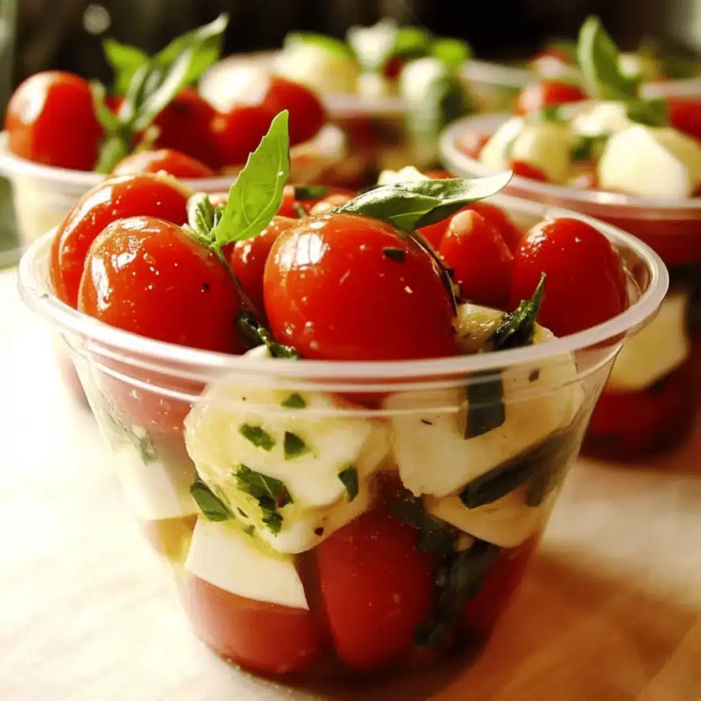 Mini Caprese Salad Cups