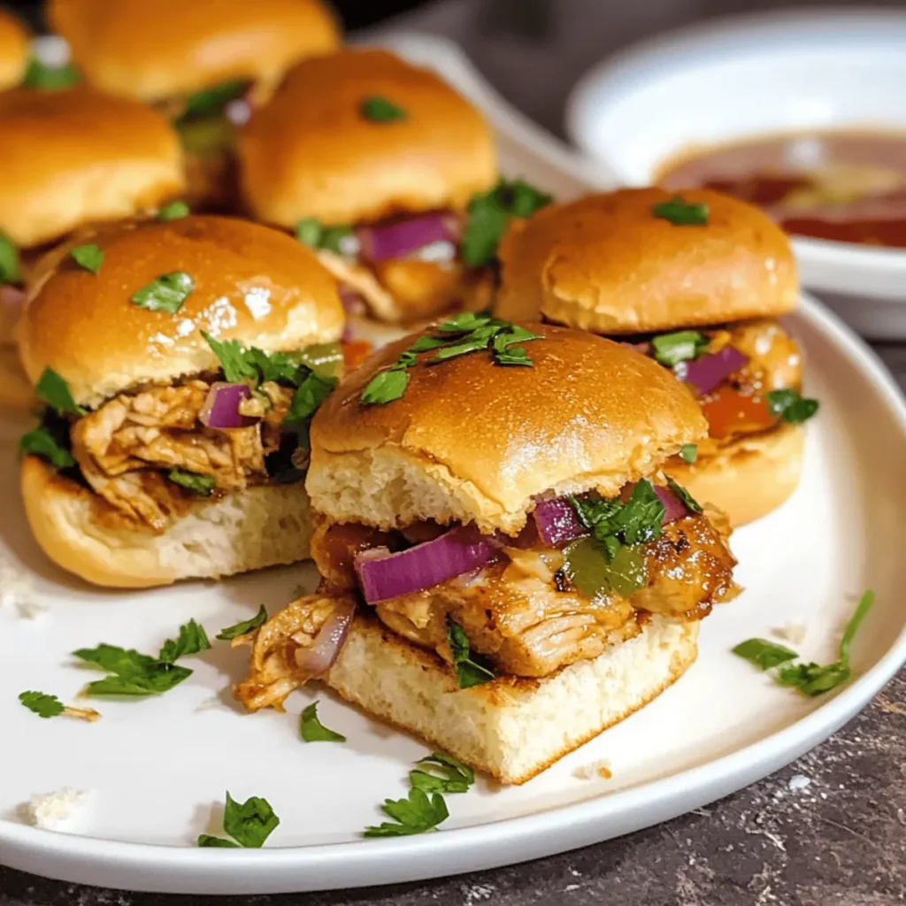 Mini Chicken Sliders Recipe