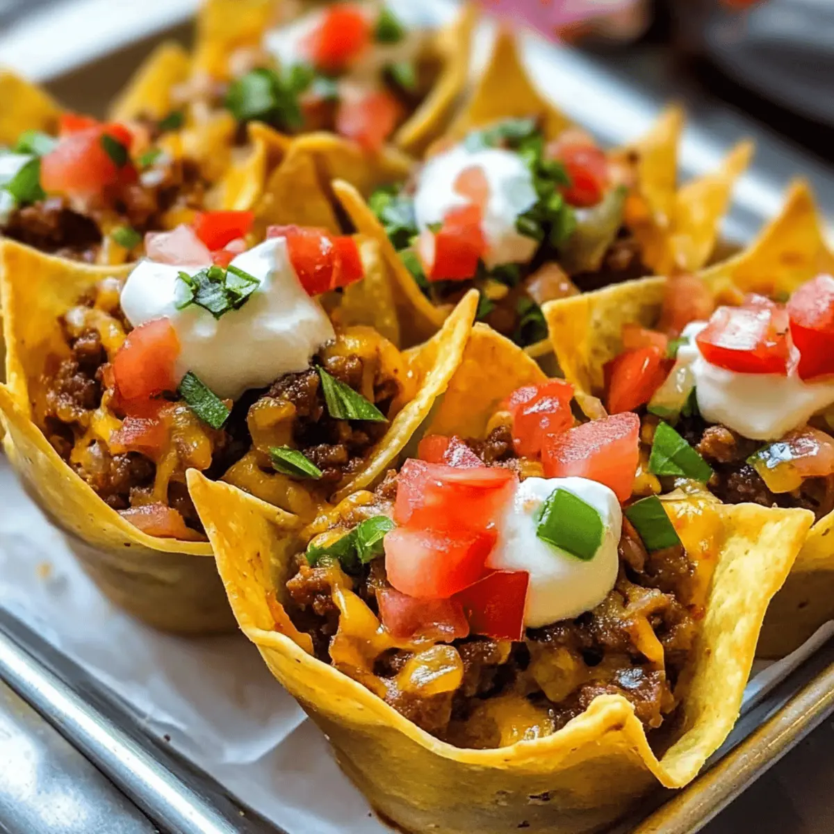 Mini Loaded Nacho Cups