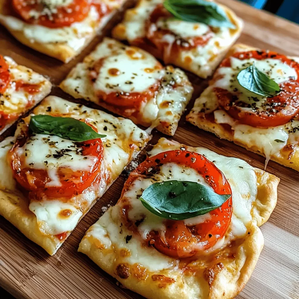 Mini Margherita Flatbreads Recipe