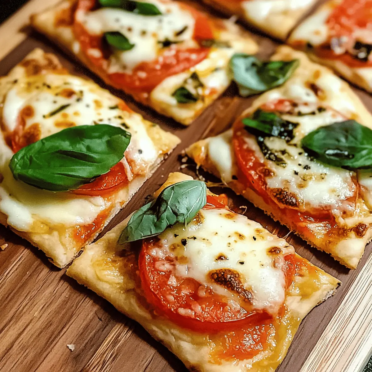 Mini Margherita Flatbreads Recipe