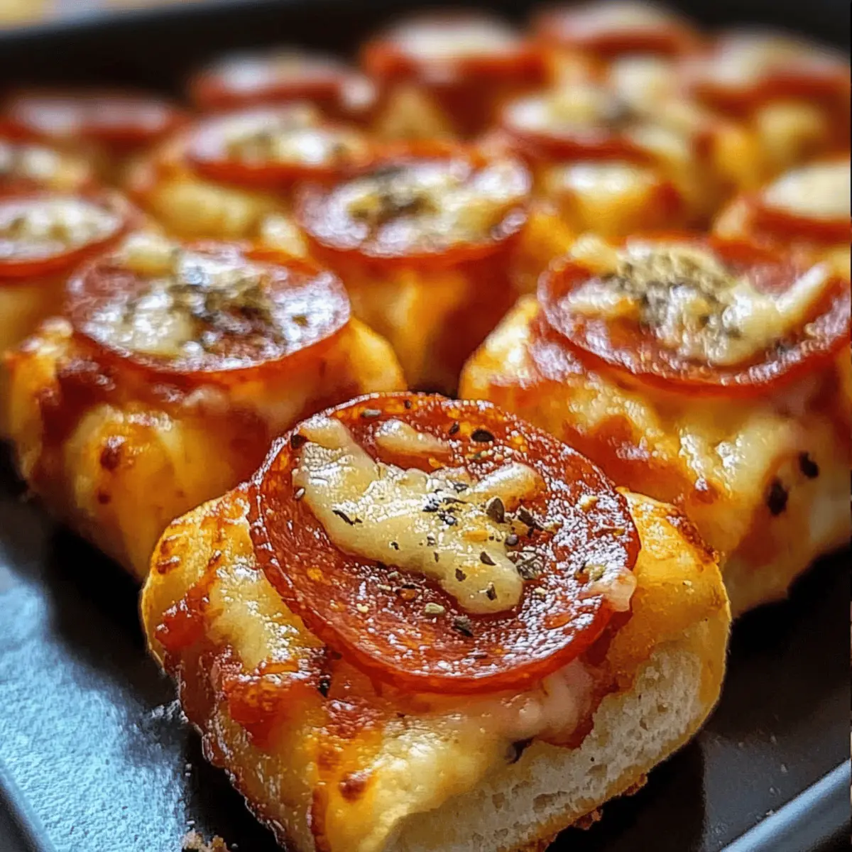 Mini Pepperoni Pizza Rolls