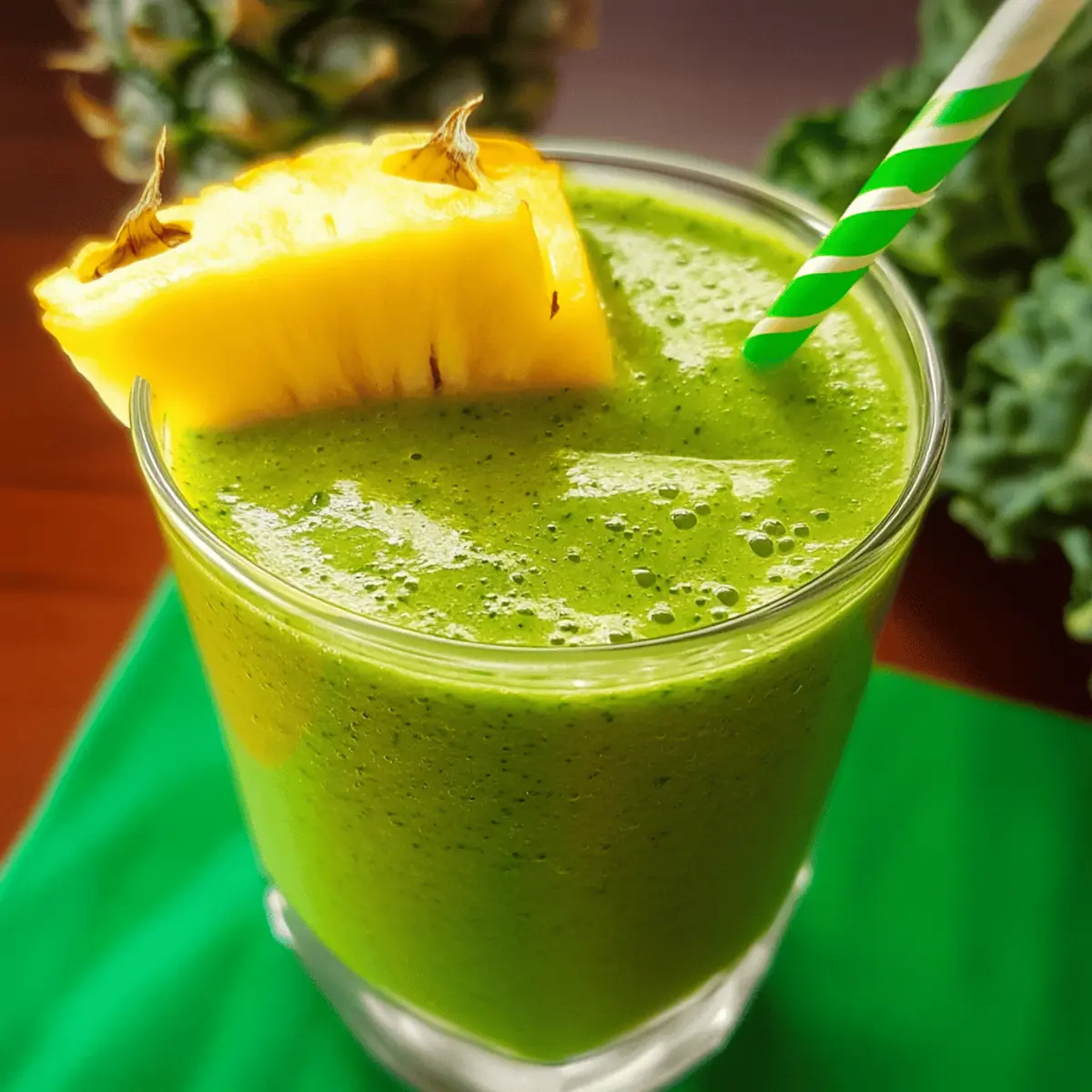 Pineapple Kale Smoothie Recipe