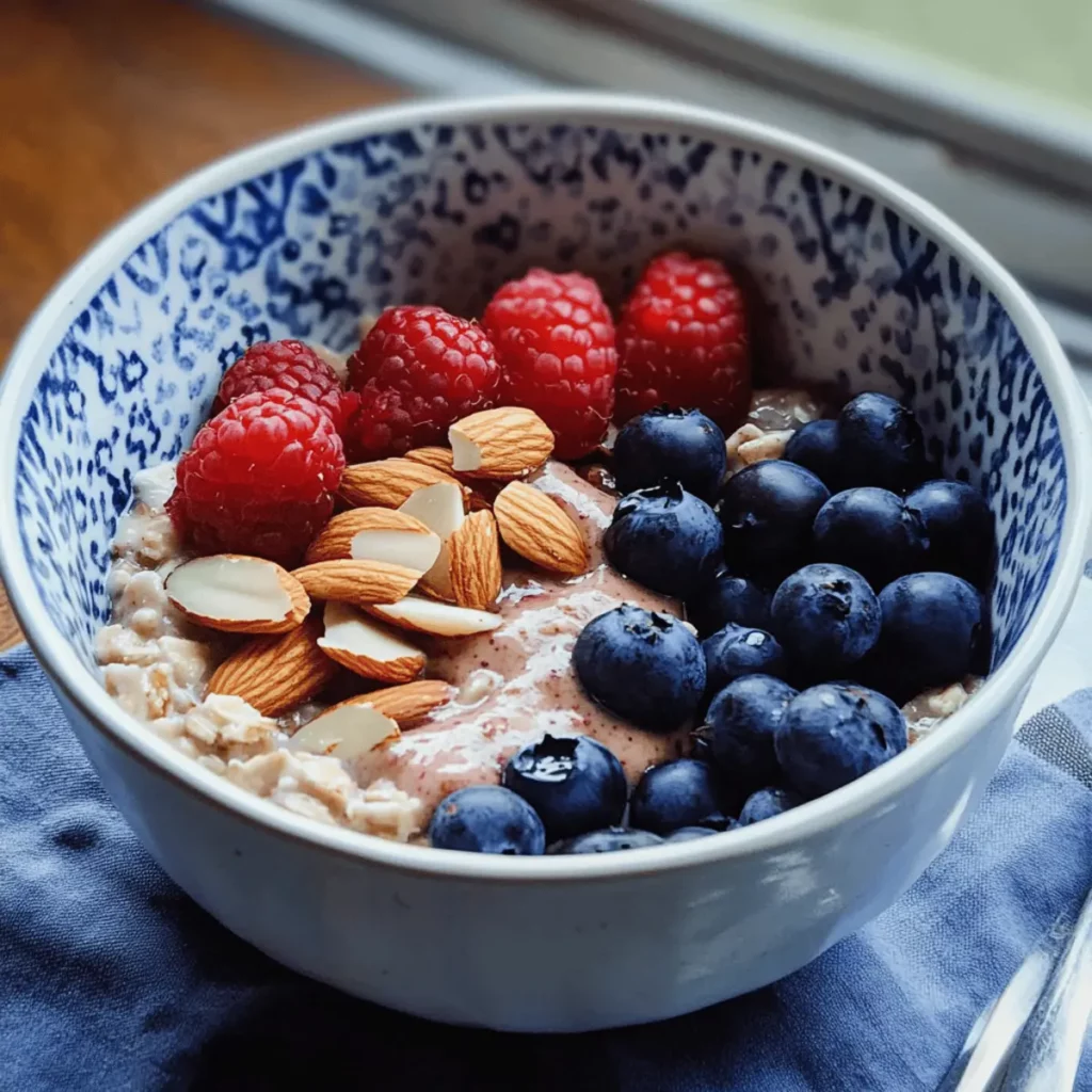 Berry Almond Oatmeal Bowl
