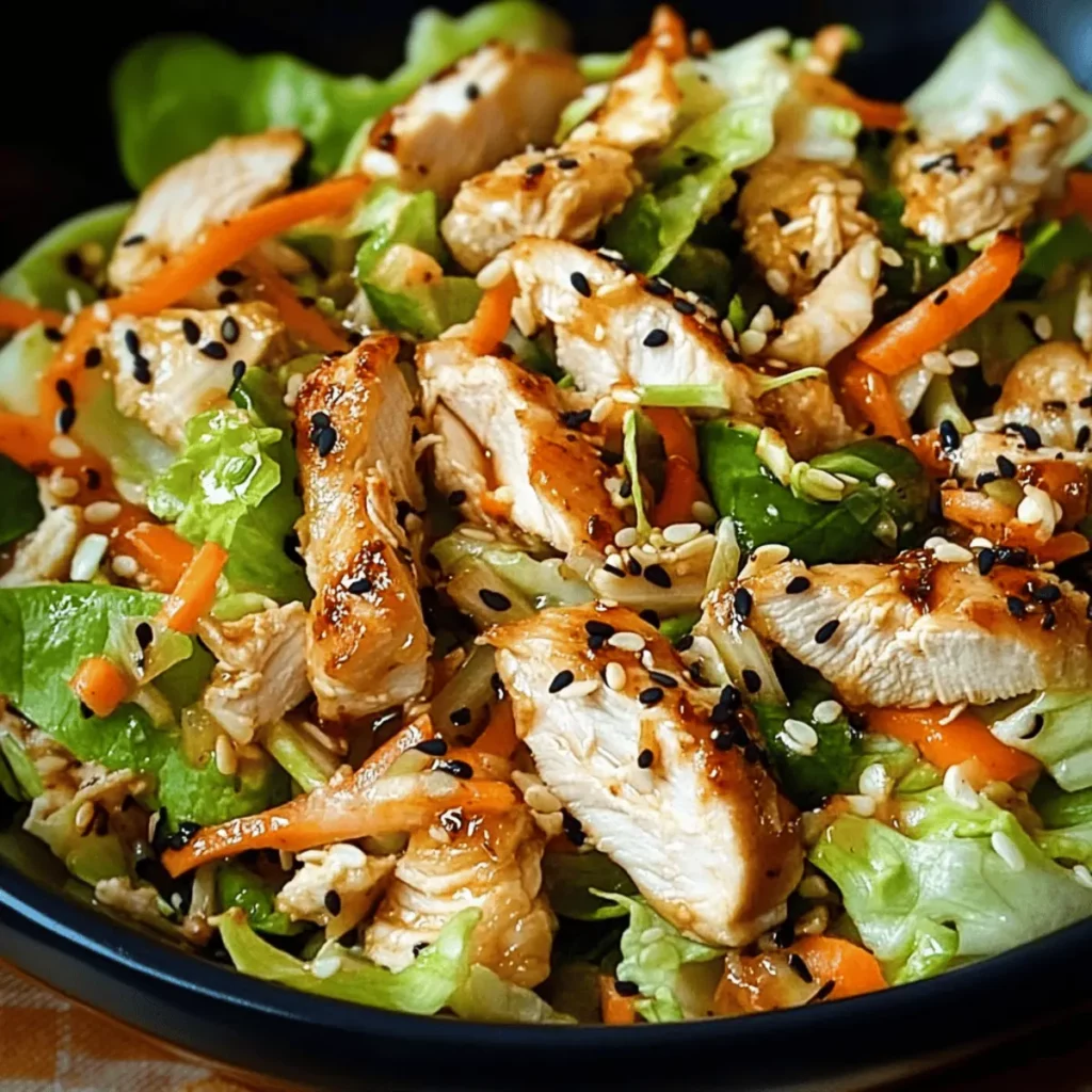 Sesame Ginger Chicken Salad