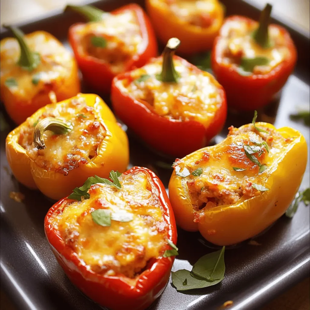 Stuffed Mini Bell Peppers