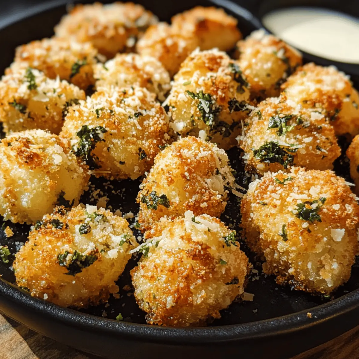 Crispy Garlic Parmesan Bites
