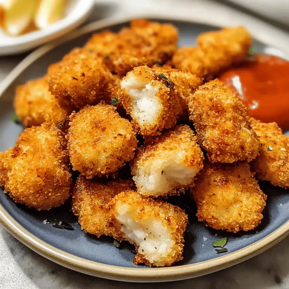 Baked Crispy Fish Nuggets