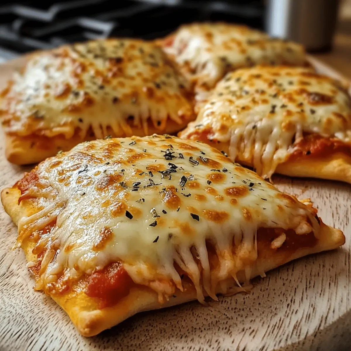 Easy Mini Veggie Pizza Pockets