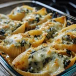 Cheesy Spinach Stuffed Shells