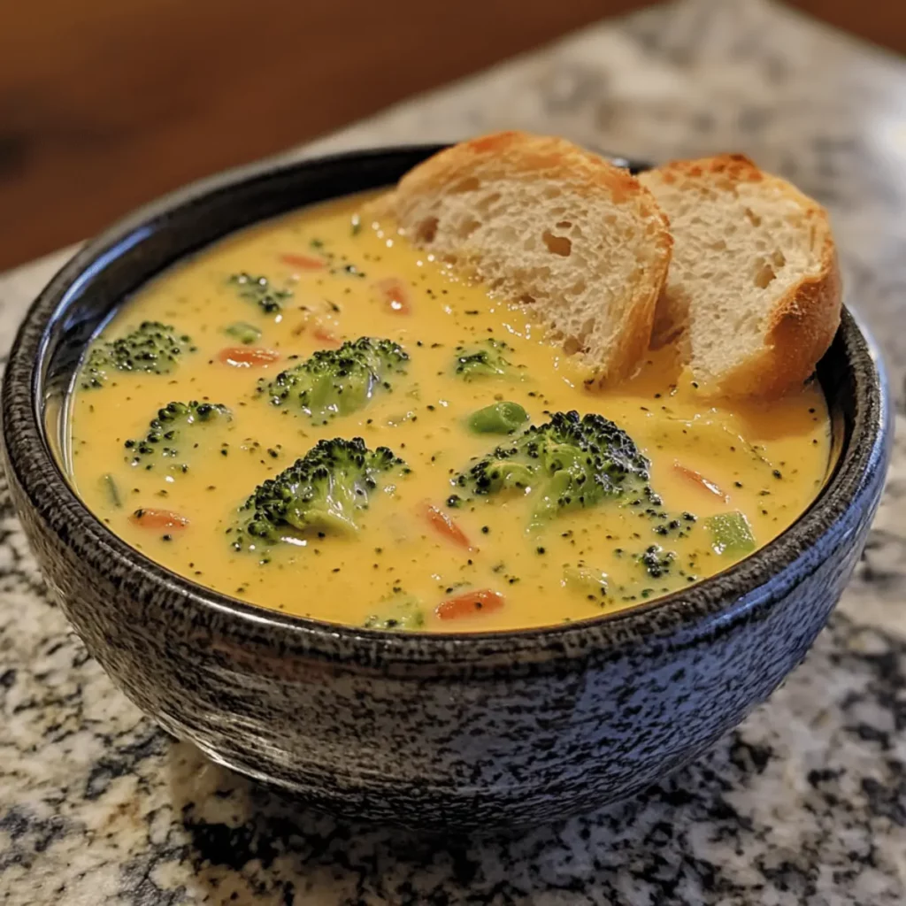 Creamy Broccoli Cheddar Soup
