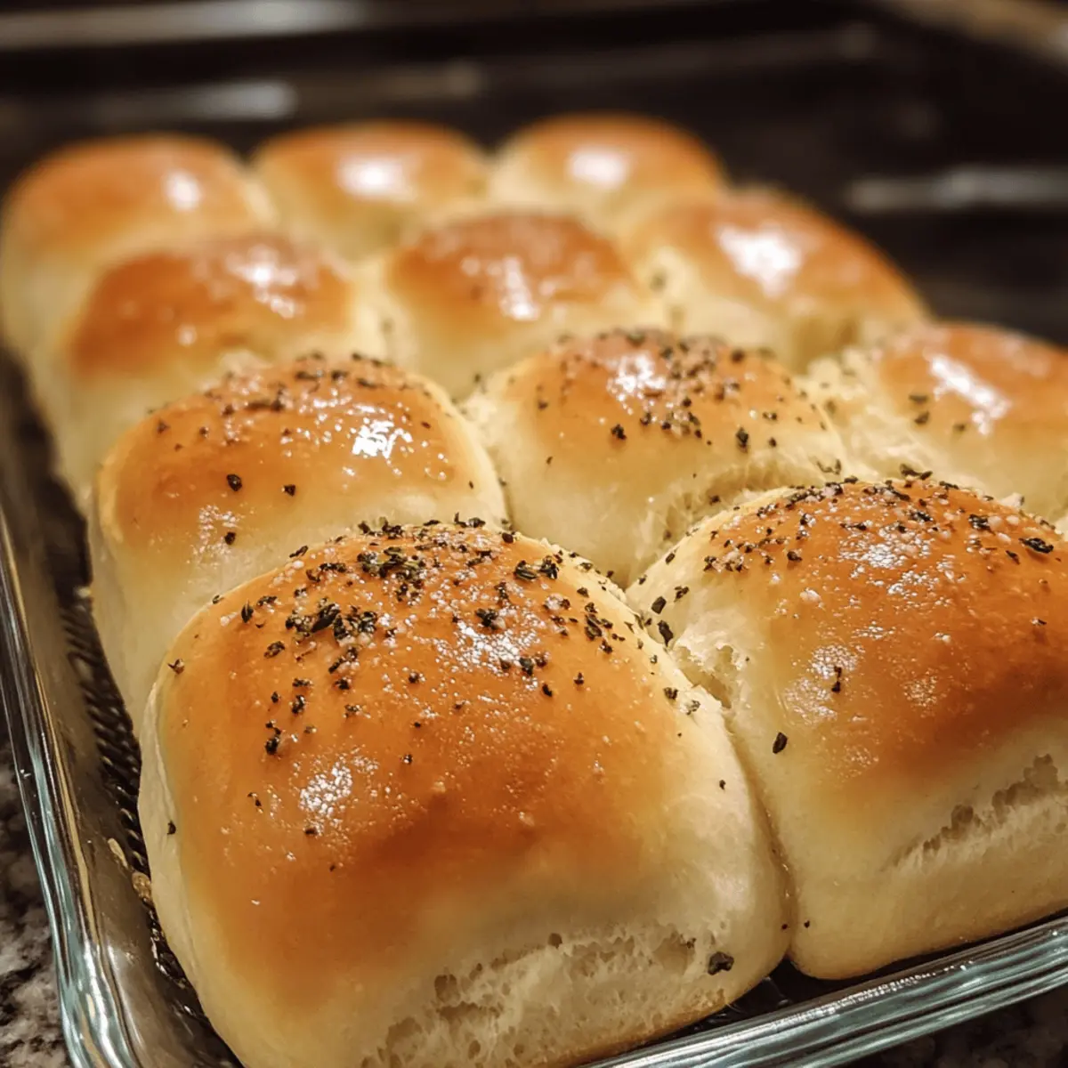 Buttery Herb Dinner Rolls
