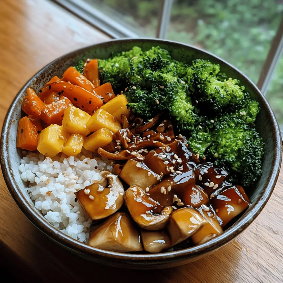 Savory Teriyaki Veggie Bowl