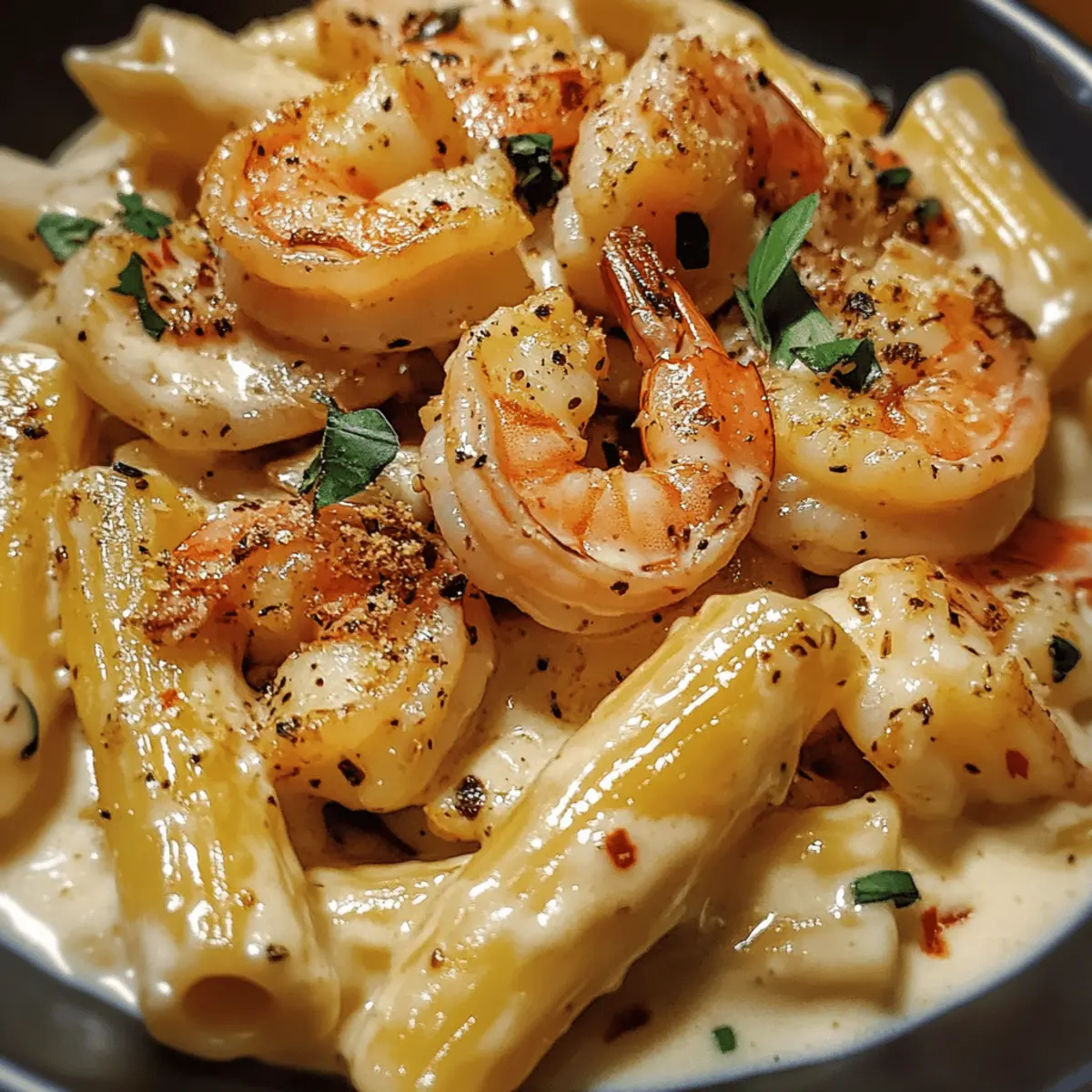 Creamy Tuscan Shrimp Pasta