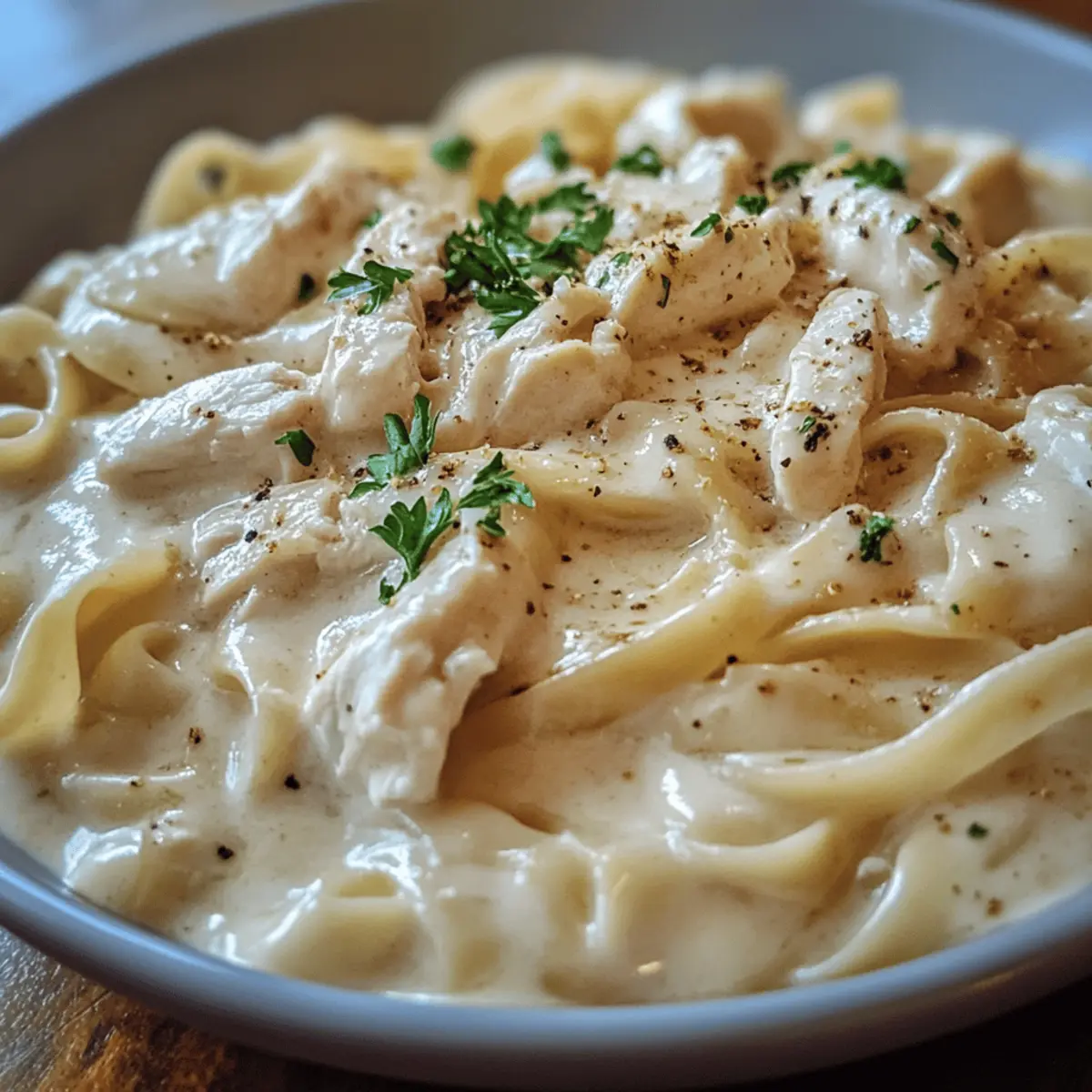 Creamy White Chicken Alfredo