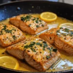 Lemon Butter Salmon Skillet