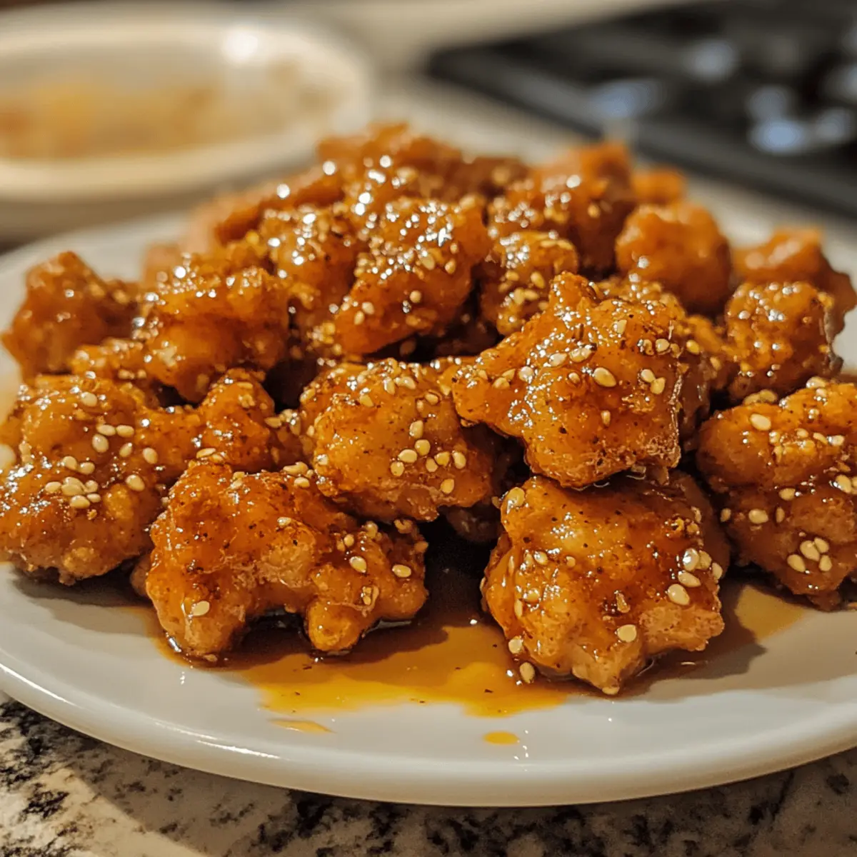 Honey Garlic Chicken Bites