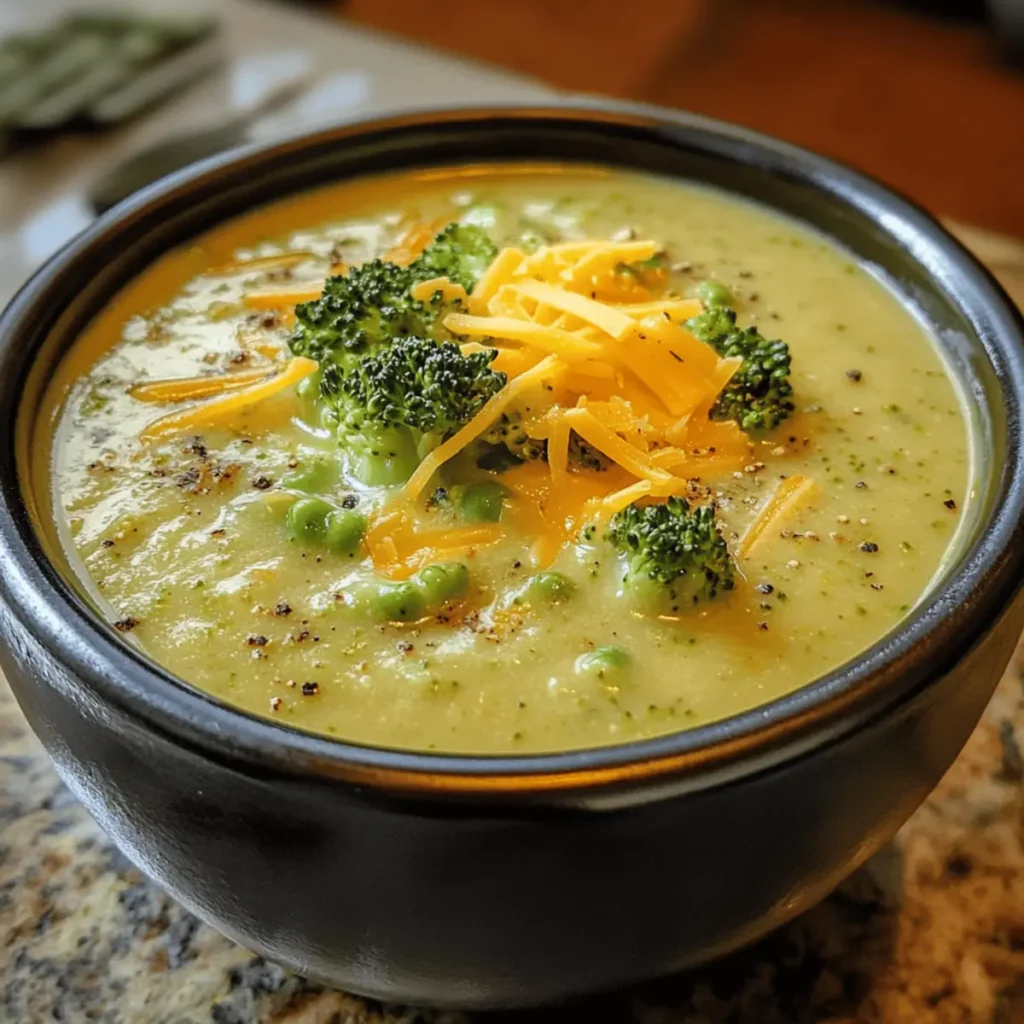 Creamy Broccoli Cheddar Soup