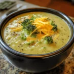 Creamy Broccoli Cheddar Soup
