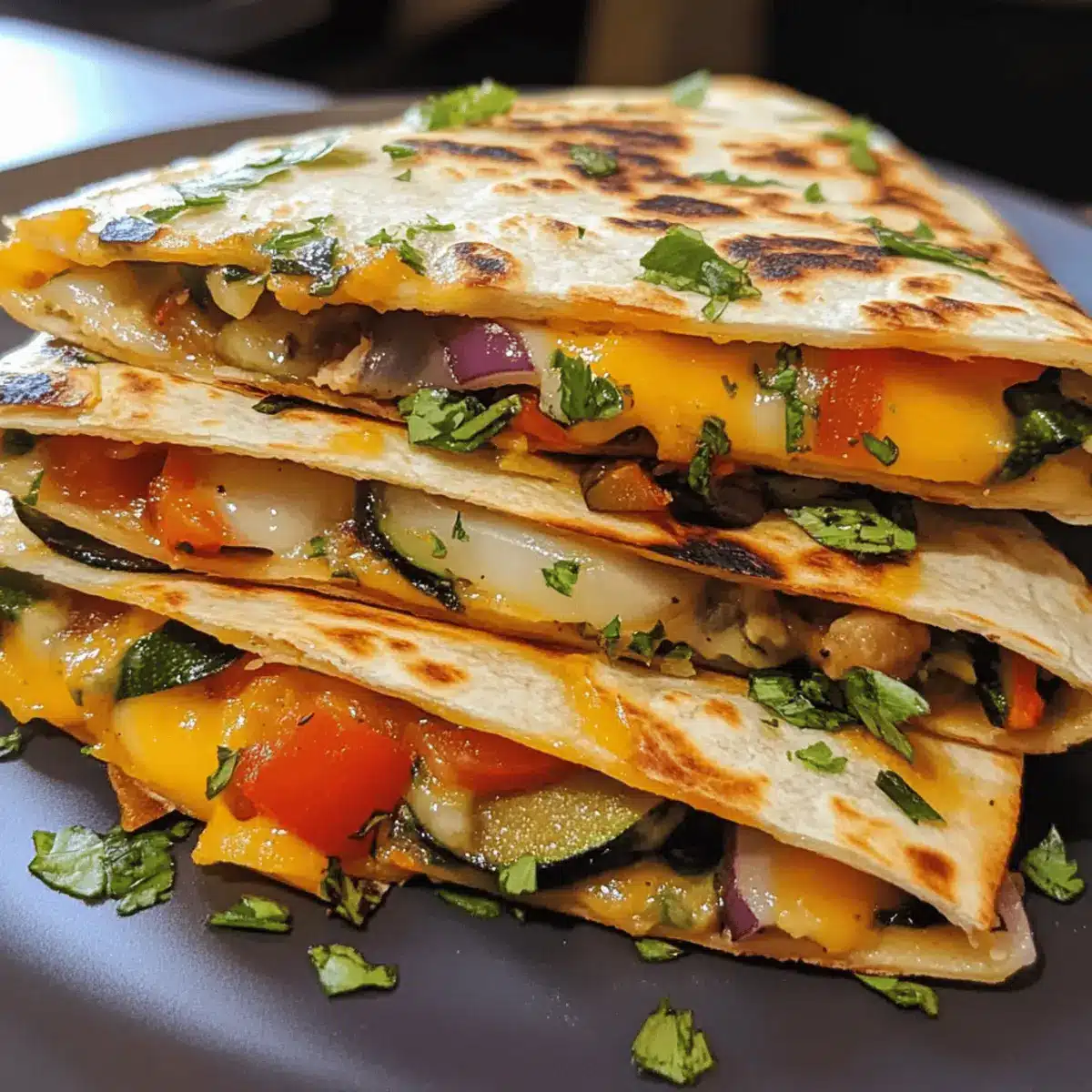 Loaded Veggie Quesadilla Recipe