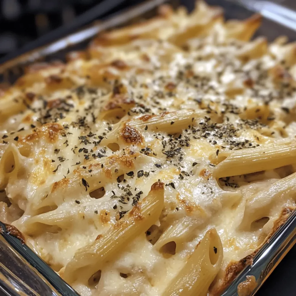 Creamy Alfredo Pasta Bake