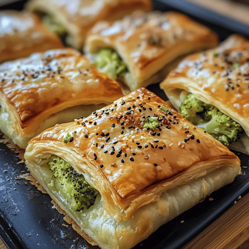 Cheesy Broccoli Puff Pastry