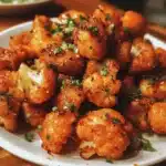 Sweet Chili Cauliflower Poppers
