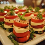 Mini Caprese Salad Stacks