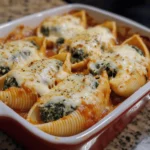 Cheesy Spinach Stuffed Shells