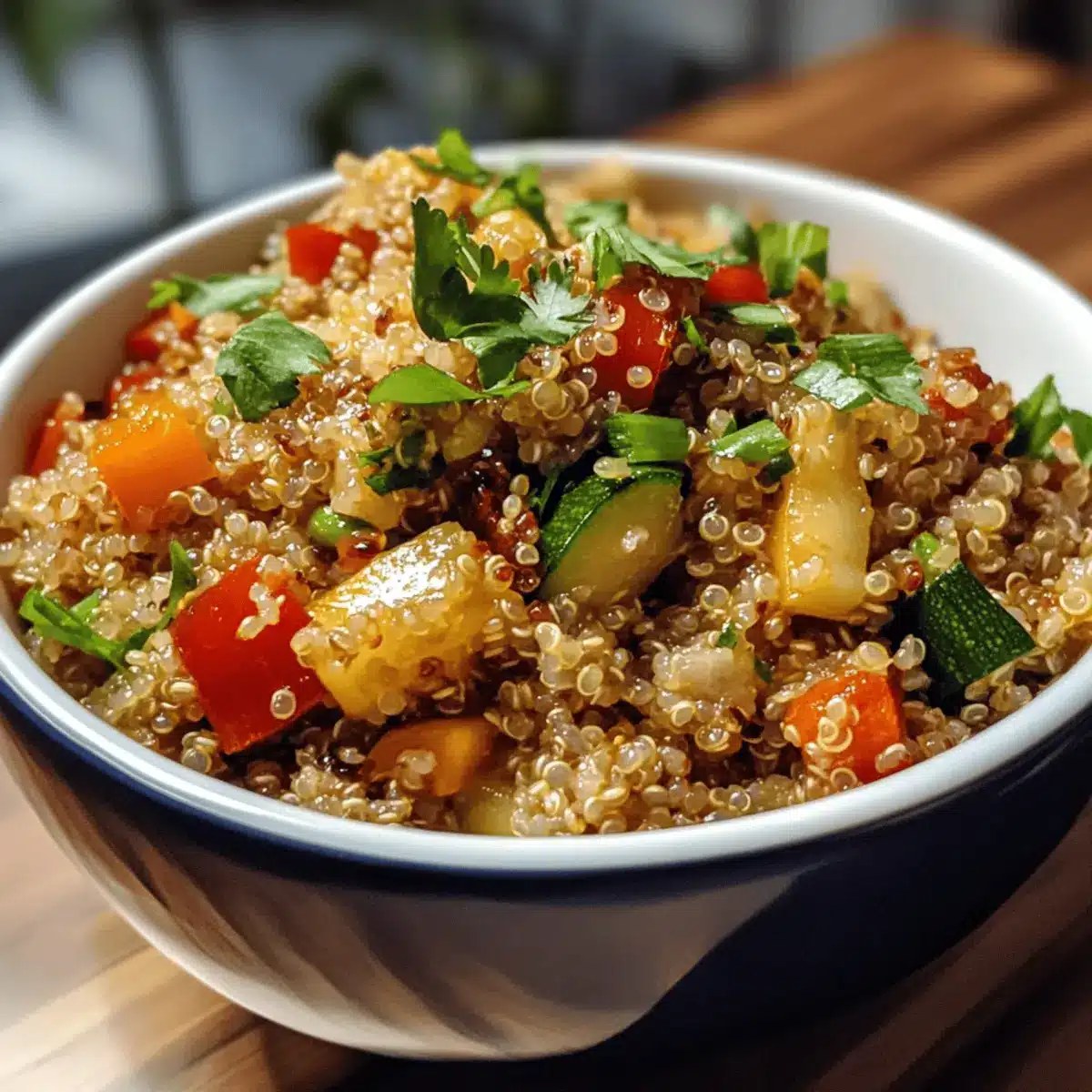 Honey Garlic Veggie Quinoa