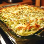Cheesy Zucchini Noodle Bake