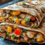 Cheesy Veggie Quesadilla Wraps