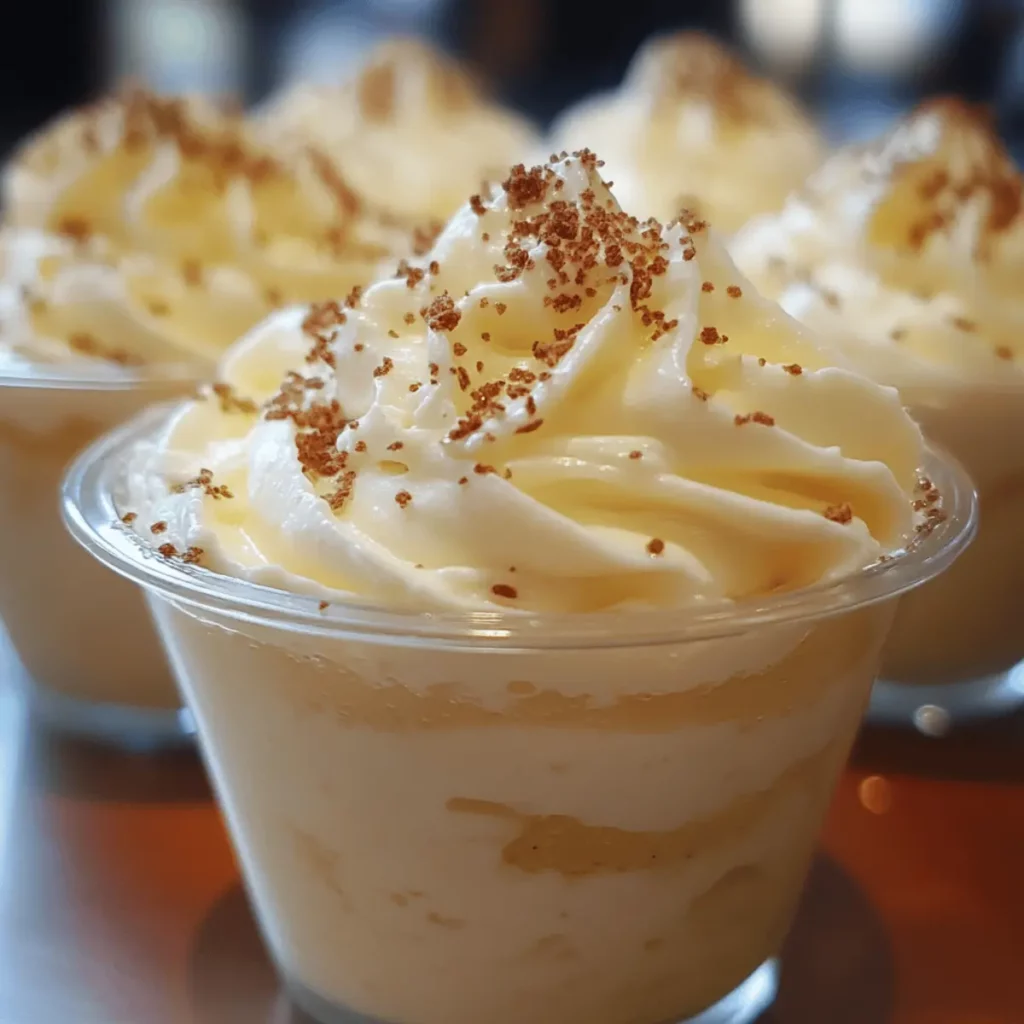 Creamy Vanilla Pudding Cups